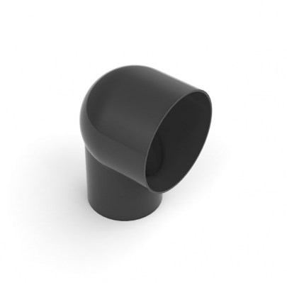 Açılı valf plenum (1 x 75 giriş - DN 100 çıkış, plastik)